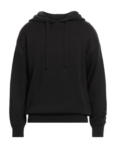 Disclaimer Man Sweater Black Size Xxl Cotton, Acrylic In Black