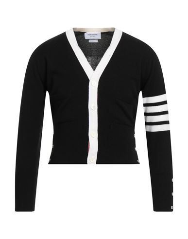 Thom Browne Man Cardigan Black Size 5 Cashmere