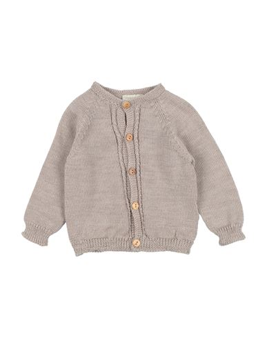 Wedoble Newborn Boy Cardigan Taupe Size 3 Wool