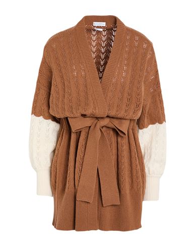 Ballantyne Woman Cardigan Brown Size 6 Wool, Cashmere