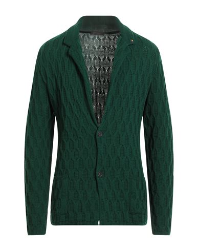 Outfit Out/fit Man Cardigan Green Size Xl Acrylic, Wool In Green