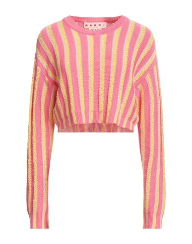 Marni Woman Sweater Pink Size 6 Cotton In Pink
