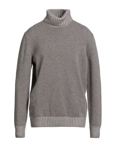 Gran Sasso Man Turtleneck Grey Size 44 Virgin Wool