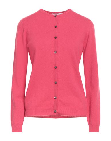 Ballantyne Woman Cardigan Fuchsia Size 6 Cashmere