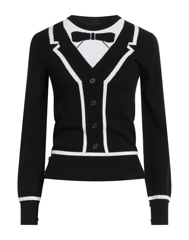 Thom Browne Woman Sweater Black Size 6 Cashmere, Viscose