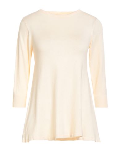 Fracomina Woman Sweater Cream Size L Viscose, Nylon