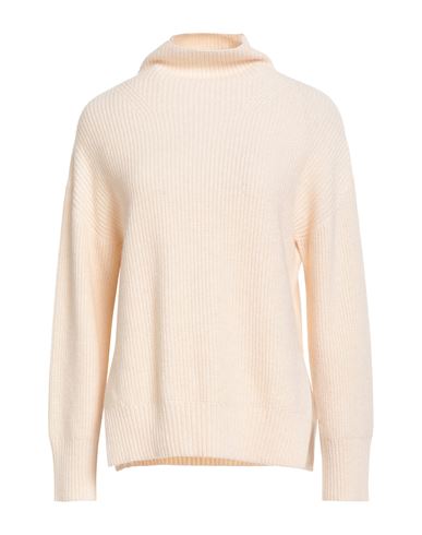 Alpha Studio Woman Turtleneck Cream Size 8 Wool, Viscose, Polyamide, Cashmere