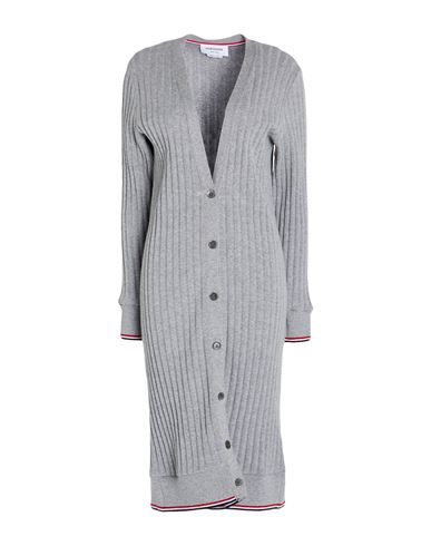 Thom Browne Woman Cardigan Grey Size 6 Cashmere