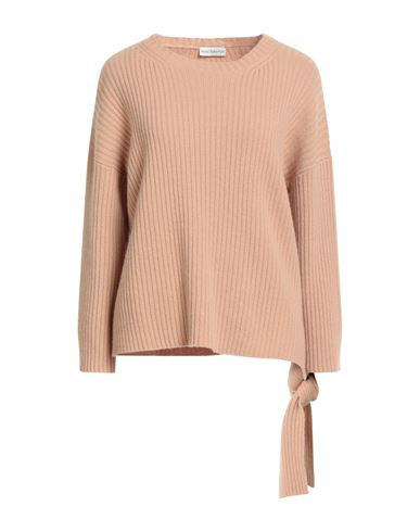 Maria Bellentani Woman Sweater Beige Size 10 Wool In Neutral