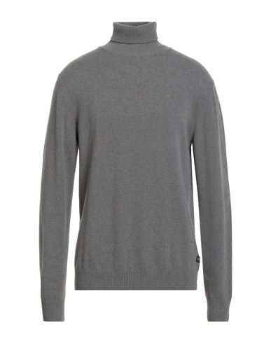 40weft Man Turtleneck Grey Size 3xl Wool, Nylon