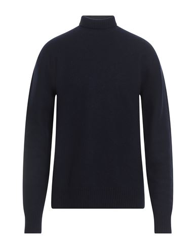 Jil Sander Man Turtleneck Midnight Blue Size 40 Wool In Blue
