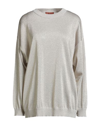 Missoni Woman Sweater Gold Size 8 Viscose, Metallic Fiber