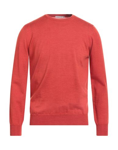 Kangra Cashmere Kangra Man Sweater Rust Size 38 Wool