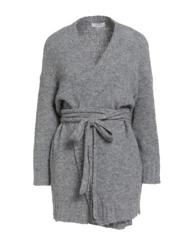 Alpha Studio Woman Cardigan Grey Size 8 Alpaca Wool, Recycled Polyamide, Polyamide