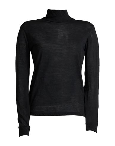 Grifoni Woman Turtleneck Black Size L Wool In Black