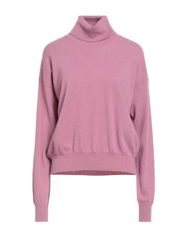 Grifoni Woman Turtleneck Mauve Size 10 Cashmere In Purple