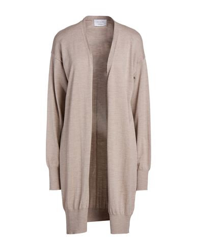 Daniele Fiesoli Collezione N_01 Woman Cardigan Beige Size L Merino Wool