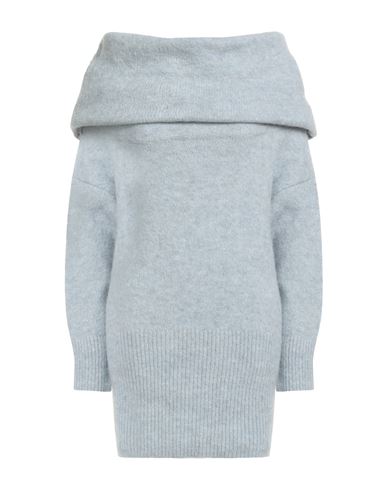 Alpha Studio Woman Turtleneck Sky Blue Size 10 Alpaca Wool, Recycled Polyamide, Polyamide In Blue