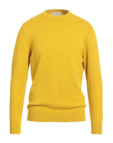 Sonrisa Man Sweater Mustard Size 42 Cashmere In Yellow