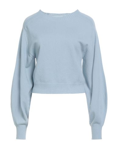 Alberta Ferretti Woman Sweater Light Blue Size 2 Virgin Wool, Cashmere In Blue