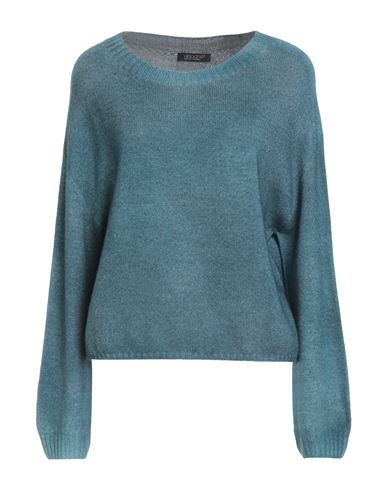 Aragona Woman Sweater Deep Teal Size 6 Merino Wool In Green