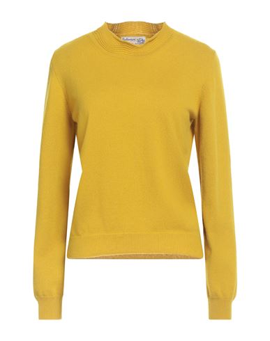 Ballantyne Of Peebles Woman Sweater Mustard Size 6 Cashmere In Yellow