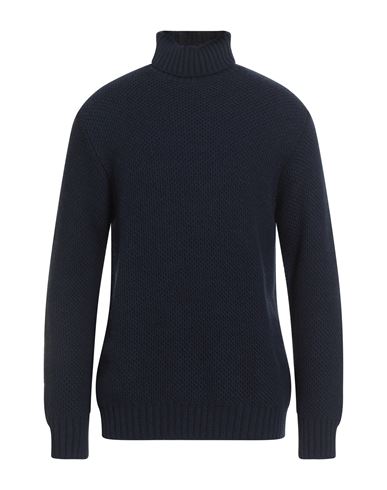 Stilosophy Man Turtleneck Midnight Blue Size Xxl Acrylic, Wool, Viscose, Alpaca Wool In Blue