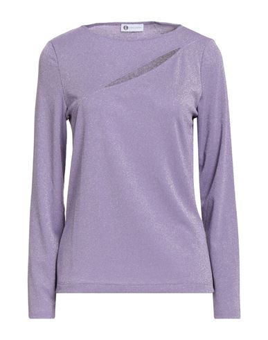 Diana Gallesi Woman Sweater Lilac Size 8 Viscose, Polyamide, Polyester, Elastane In Purple