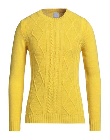 Stilosophy Man Sweater Yellow Size S Acrylic, Wool, Viscose, Alpaca Wool In Yellow