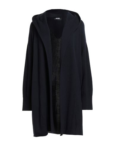 Alpha Studio Woman Cardigan Midnight Blue Size 10 Virgin Wool