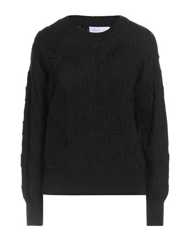 Diana Gallesi Woman Sweater Black Size Xl Wool, Acrylic, Polyamide In Black
