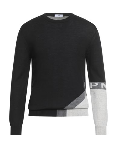 Pmds Premium Mood Denim Superior Man Sweater Black Size M Merino Wool, Acrylic