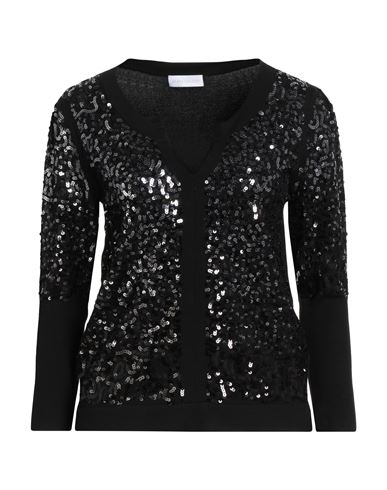 Diana Gallesi Woman Sweater Black Size S Viscose, Polyester In Black