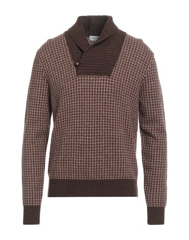 Ballantyne Man Sweater Dark Brown Size 40 Wool