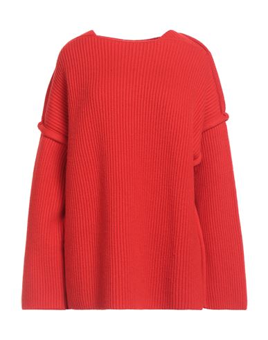 Jil Sander Woman Sweater Tomato Red Size M Wool