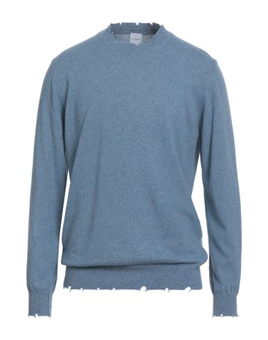 Stilosophy Man Sweater Light Blue Size Xxl Wool, Viscose, Polyamide, Cashmere In Blue