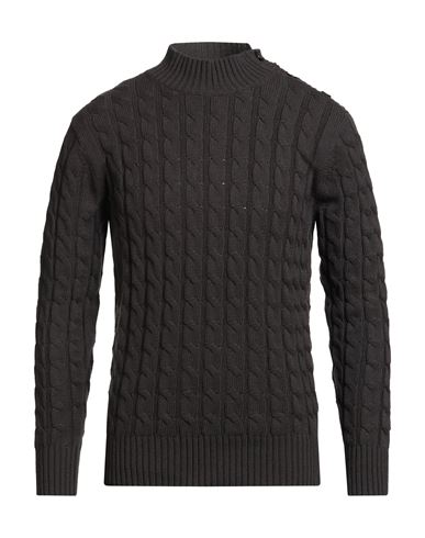 Ballantyne Raw Diamond By  Man Turtleneck Dark Purple Size 38 Cashmere In Gray