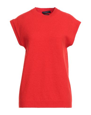 Daniele Fiesoli Man Sweater Red Size M Wool, Polyamide, Cashmere, Elastane In Red