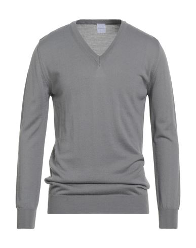 Stilosophy Man Sweater Grey Size Xxl Merino Wool, Acrylic In Gray