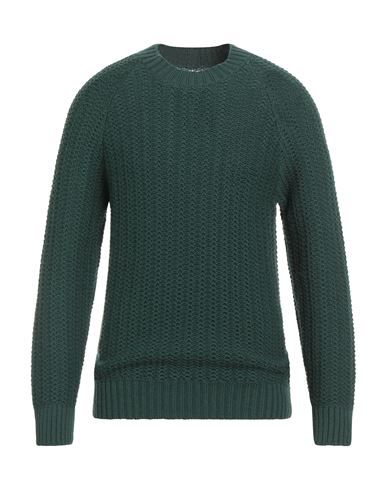 Circolo 1901 Man Sweater Dark Green Size M Merino Wool In Green