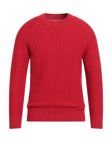 Circolo 1901 Man Sweater Red Size L Merino Wool In Red