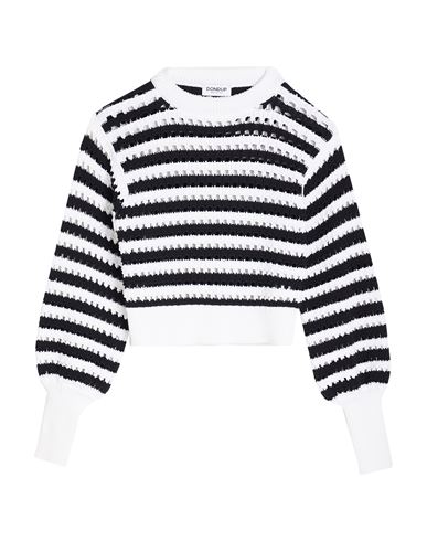 Dondup Woman Sweater Black Size 6 Polyamide In Multi