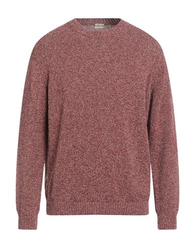 Massimo Alba Man Sweater Brick Size L Cotton, Linen In Brown