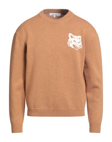 MAISON KITSUNÉ Pullover Herren Kamel L Herren