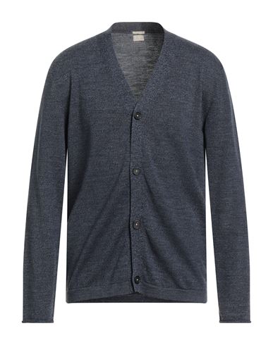 Massimo Alba Man Cardigan Navy Size Xl Virgin Wool In Gray