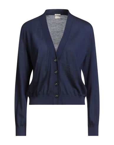 Massimo Alba Woman Cardigan Navy Size S Cashmere In Blue