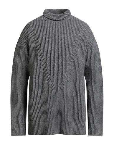 Jil Sander Man Turtleneck Lead Size 38 Wool In Gray