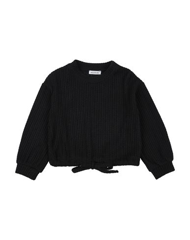 Meilisa Bai Toddler Girl Sweater Black Size 6 Viscose, Polyamide, Polyester In Black