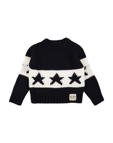 N°21 Toddler Boy Sweater Midnight Blue Size 6 Acrylic, Alpaca Wool, Wool, Viscose In Black