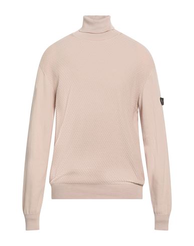 Peuterey Man Turtleneck Sand Size 3xl Cotton, Wool In Neutral